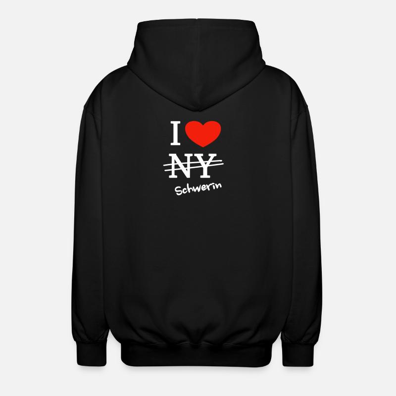 J'adore Schwerin - Veste à capuche unisexe - noir