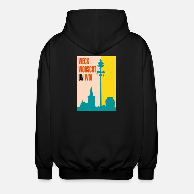 Die 3-faltigkeit der Kerb - Unisex Kapuzenjacke - Schwarz