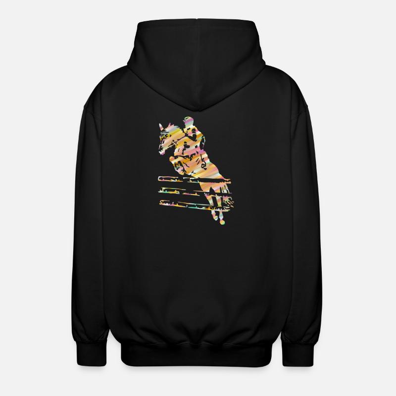 Cavalier Saut d’obstacles - Veste à capuche unisexe - noir