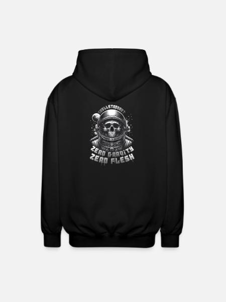 Skull Astronaut: Skullstronaut, Zero Gravity - Unisex Hooded Jacket - black