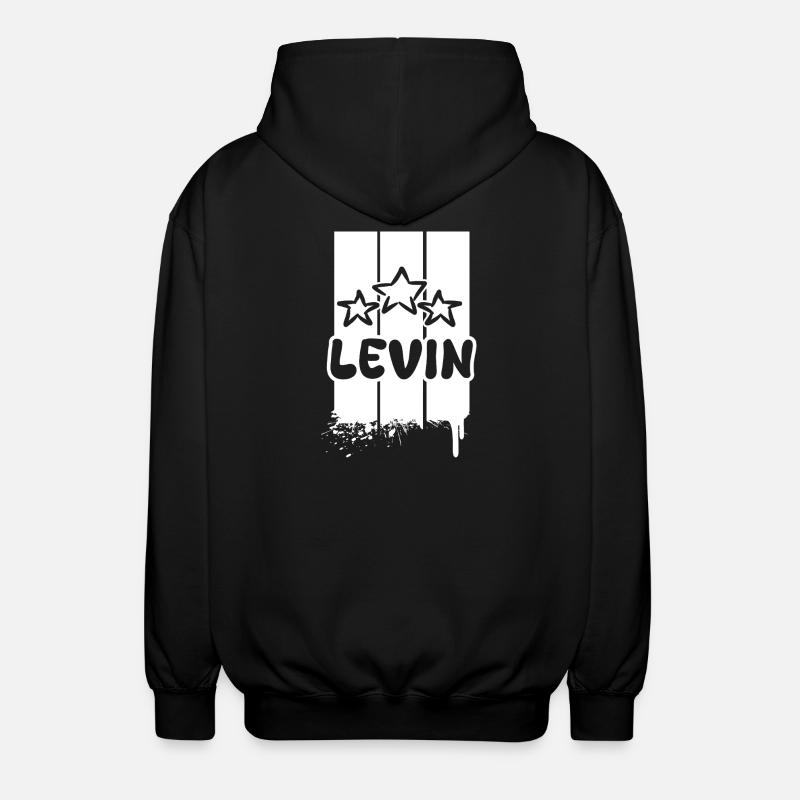 Levin Levin - Veste à capuche unisexe - noir