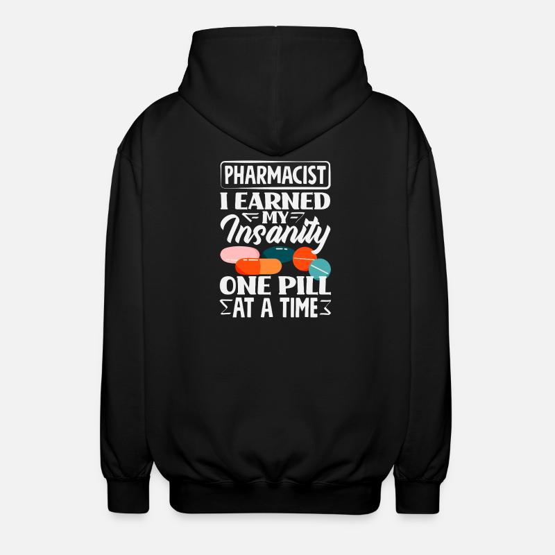 Pharmacist Pharmaceutical Technical - Unisex Hooded Jacket - black