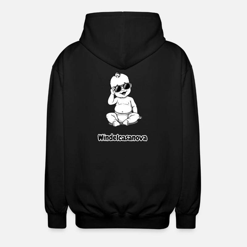 Windel Casanova - Unisex Kapuzenjacke - Schwarz