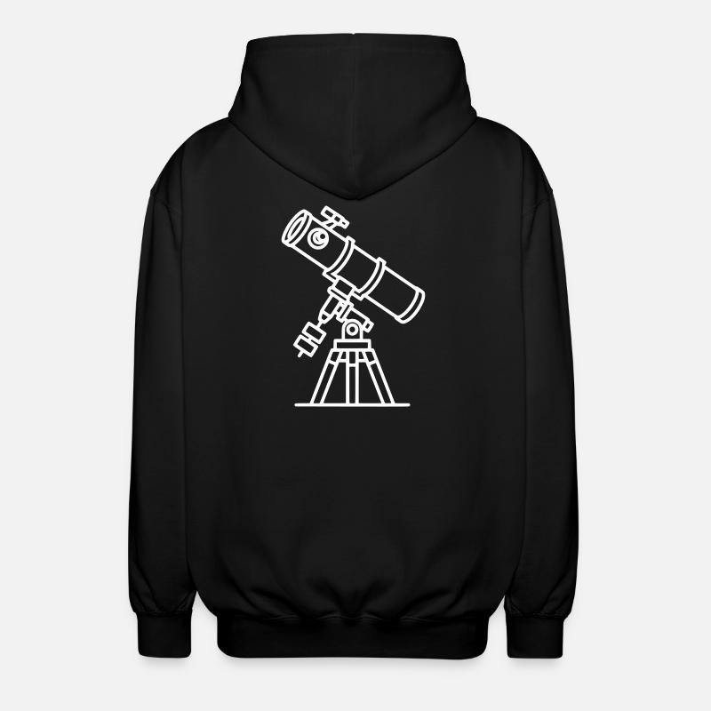 Télescope - Veste à capuche unisexe - noir