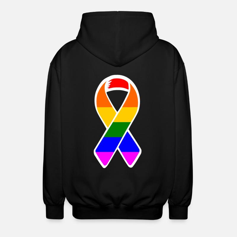 Lgbtq - Unisex Hooded Jacket - black