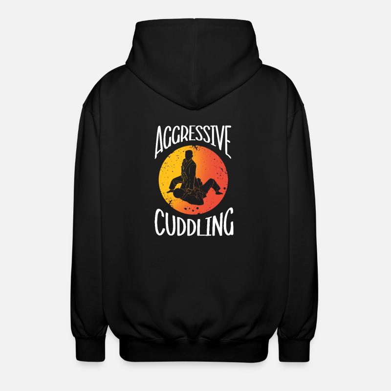 Jiu Jitsu Autodéfense - Veste à capuche unisexe - noir