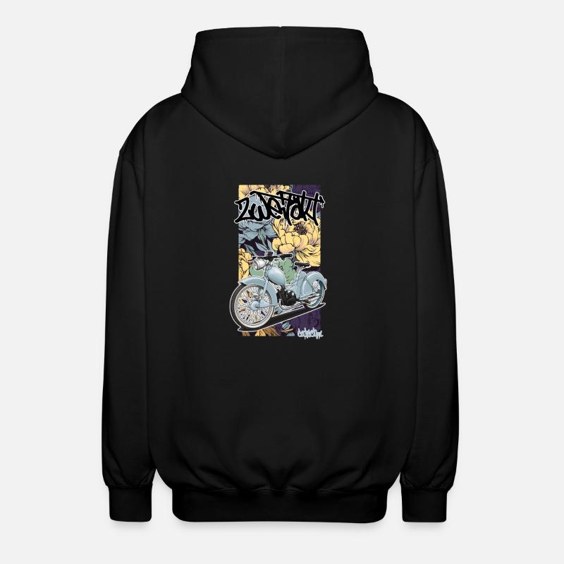 SR 2 (hellblau) // Illustration - Unisex Kapuzenjacke - Schwarz