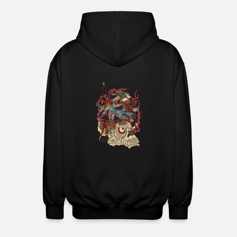 Skull Samurai - Veste à capuche unisexe - noir
