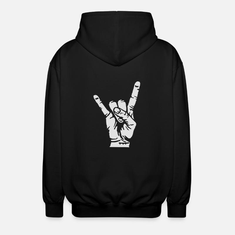 Devilhand Pommesgabel - Veste à capuche unisexe - noir