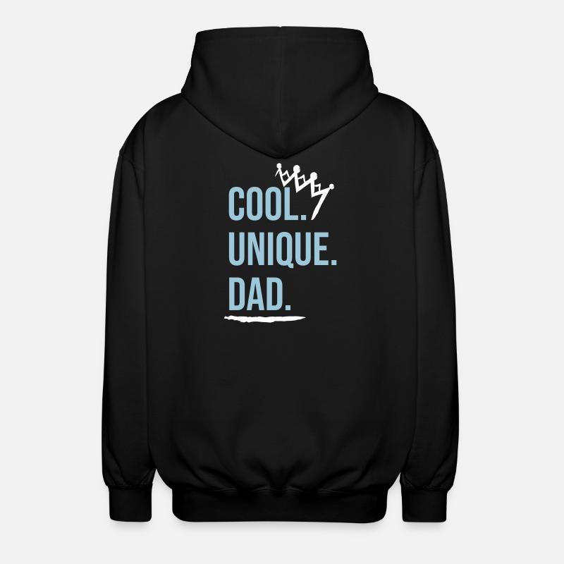 Papa cool - Veste à capuche unisexe - noir