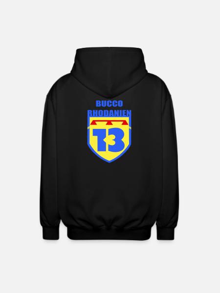 Bucco Rhôdanien - Unisex Hooded Jacket - black