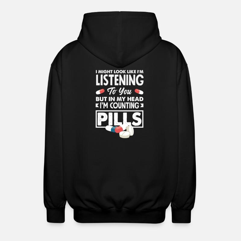 Pharmacist Pharmaceutical Technical - Unisex Hooded Jacket - black