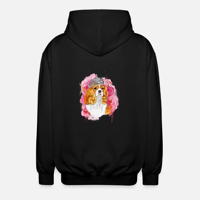 Cavalier KC Spaniel Bella - Unisex Kapuzenjacke - Schwarz