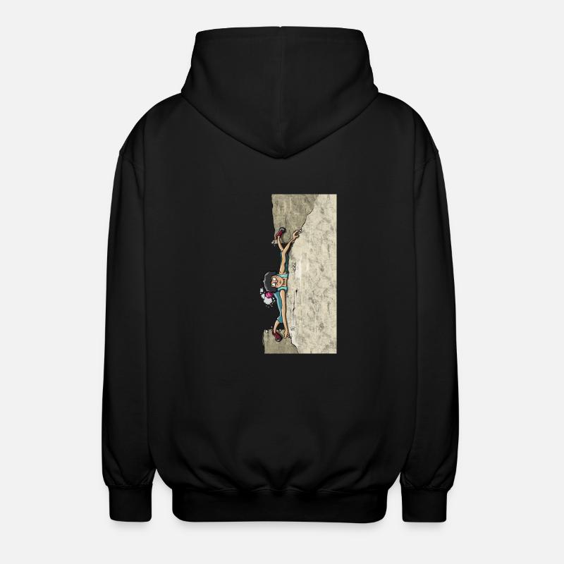 Escalade d’intersection - Veste à capuche unisexe - noir