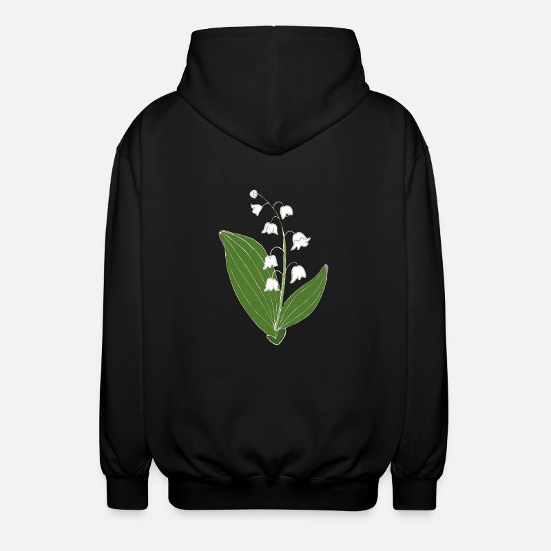 Maigloeckchen 2 6 - Veste à capuche unisexe - noir
