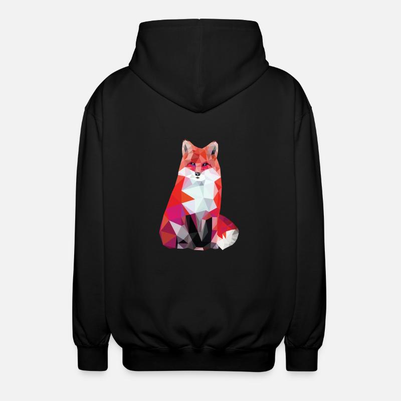 Red Fox - Unisex Kapuzenjacke - Schwarz
