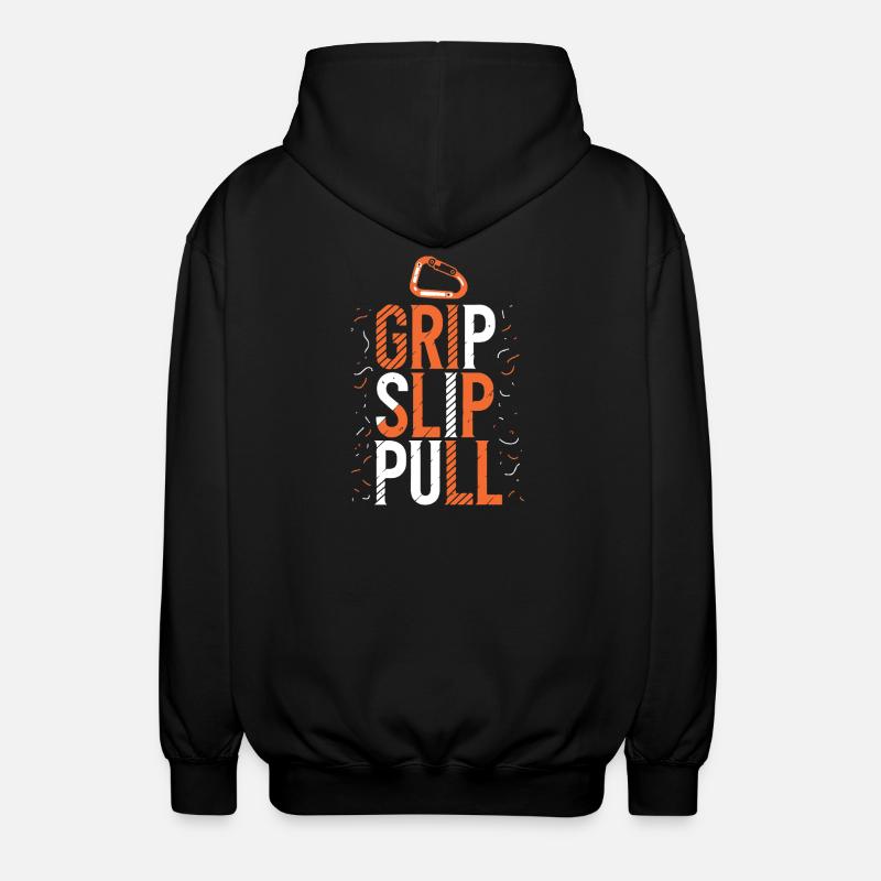 Grip Slip Sweater Climbing - Unisex Hooded Jacket - black