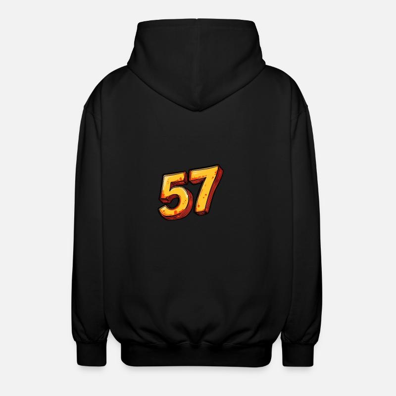 Bande dessinée 57 numéros - Veste à capuche unisexe - noir