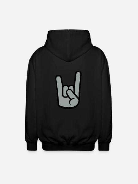 Metal - Unisex Kapuzenjacke - Schwarz