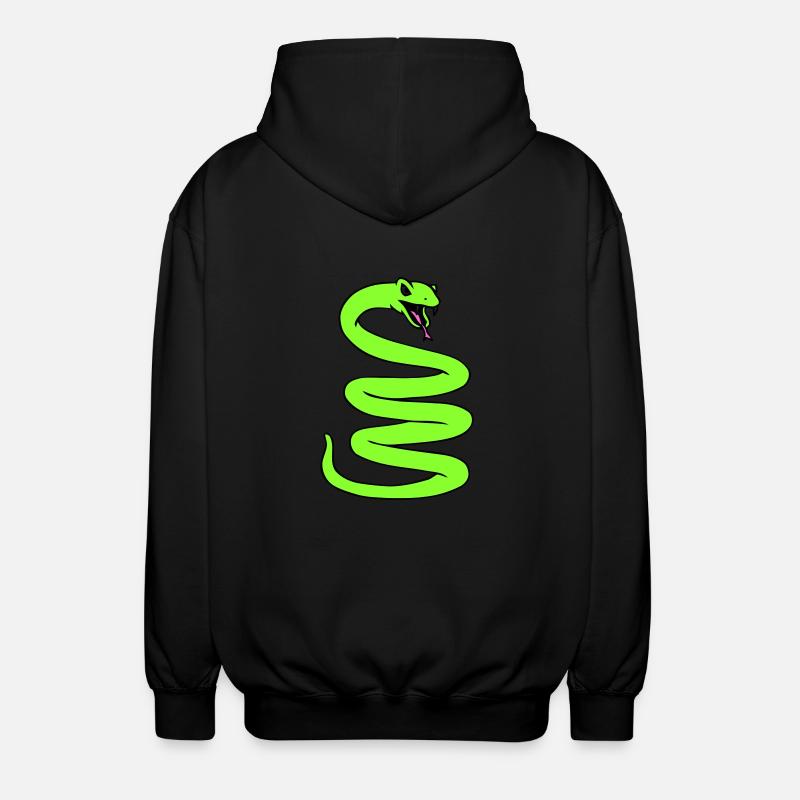 Coiled Snale - Unisex Kapuzenjacke - Schwarz