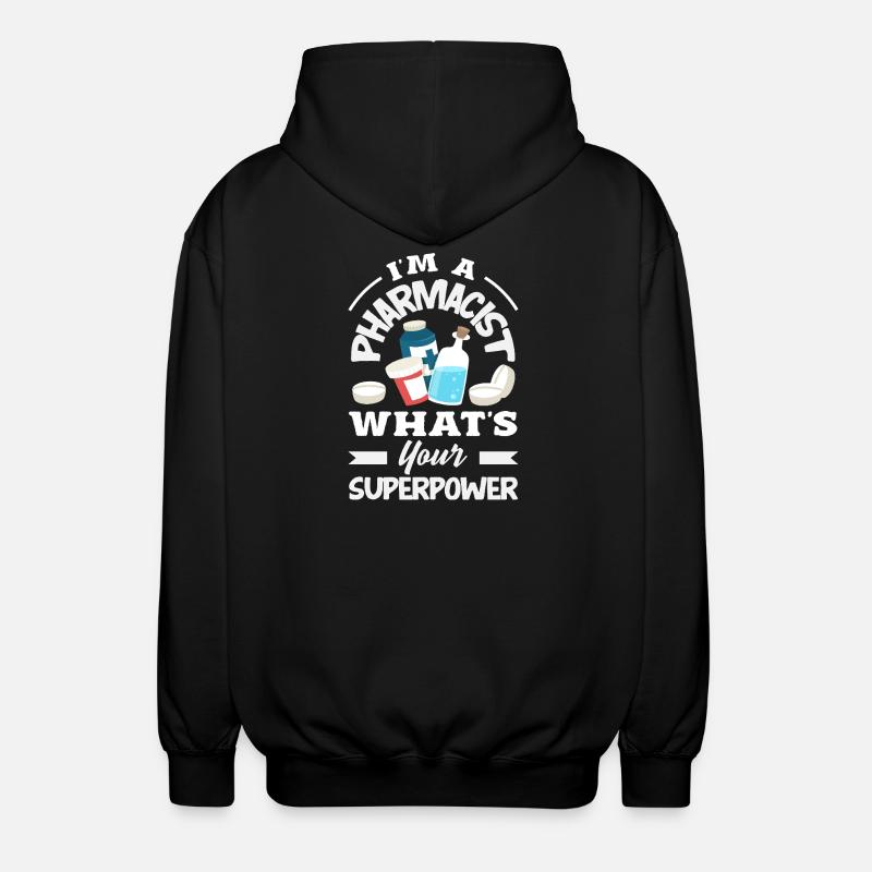 Apotheker Pharmazeutisch-technischer - Unisex Kapuzenjacke - Schwarz