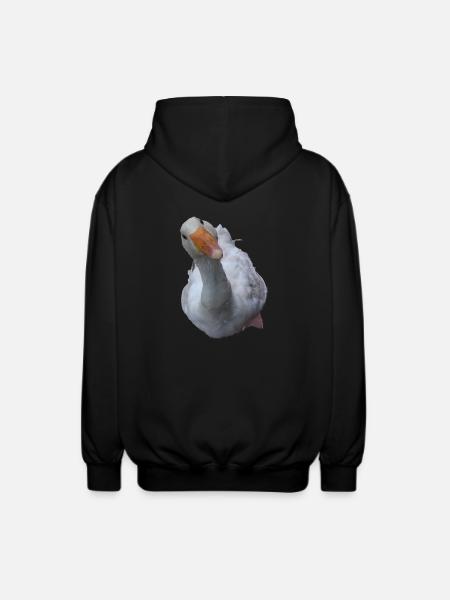 Gans - Unisex Kapuzenjacke - Schwarz