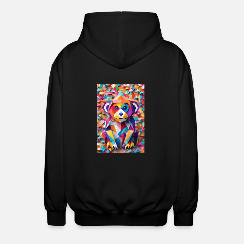 Bébé singe - Veste à capuche unisexe - noir