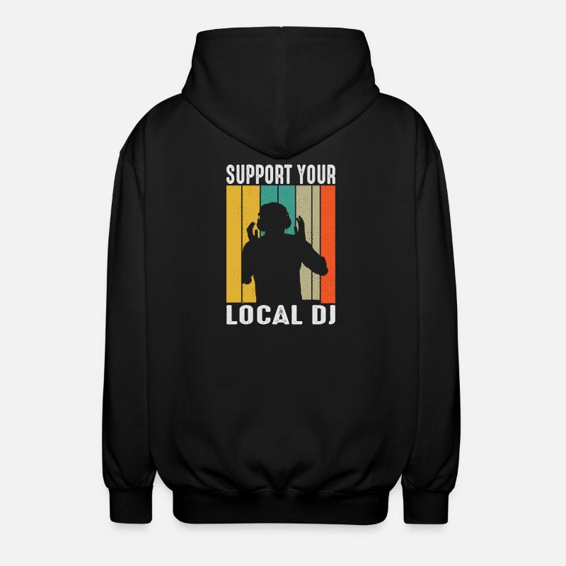 DJ Outfit Geschenke - Unisex Kapuzenjacke - Schwarz