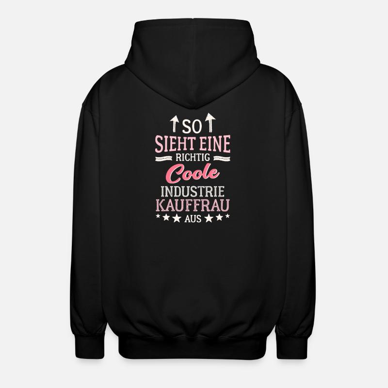 Employé industriel cool - Veste à capuche unisexe - noir