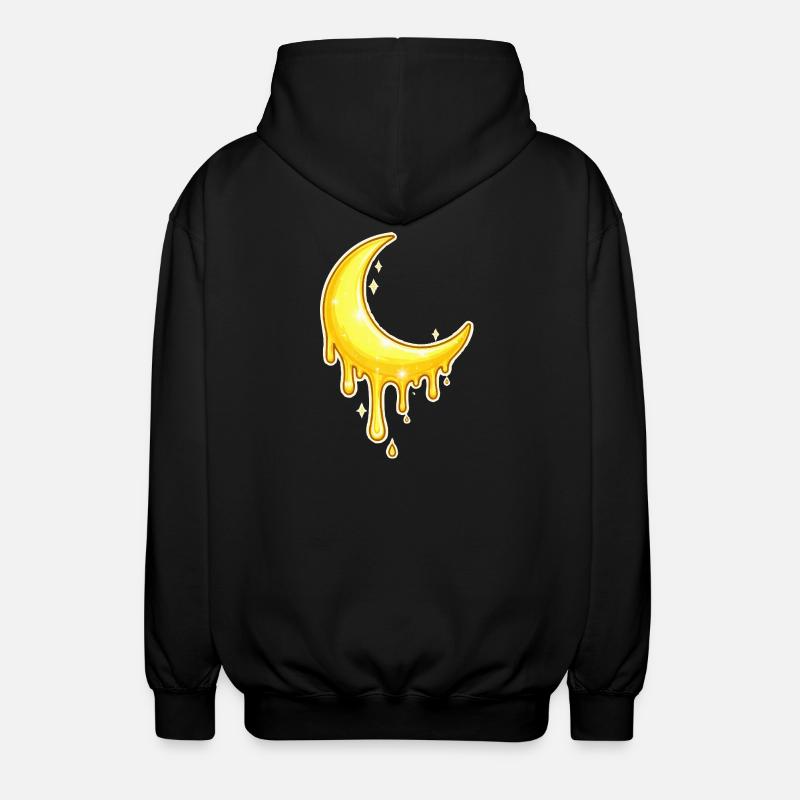 Goutte de Lune d’Or - Veste à capuche unisexe - noir