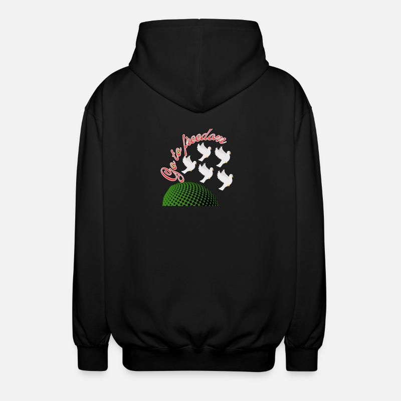 liberté - Veste à capuche unisexe - noir