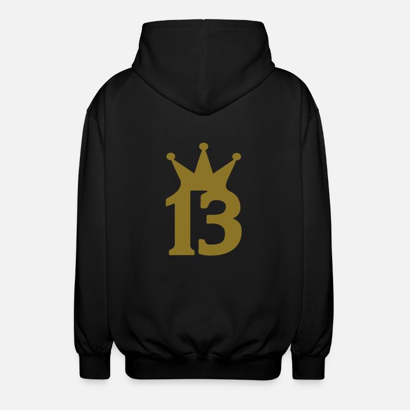 13 couronne c1w7 - Veste à capuche unisexe - noir