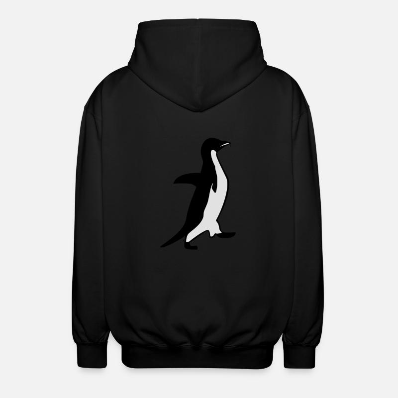 penguin - Veste à capuche unisexe - noir