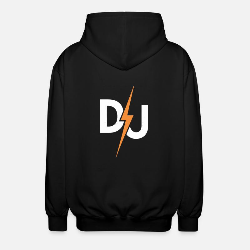 DJ Power Donner - Unisex Kapuzenjacke - Schwarz
