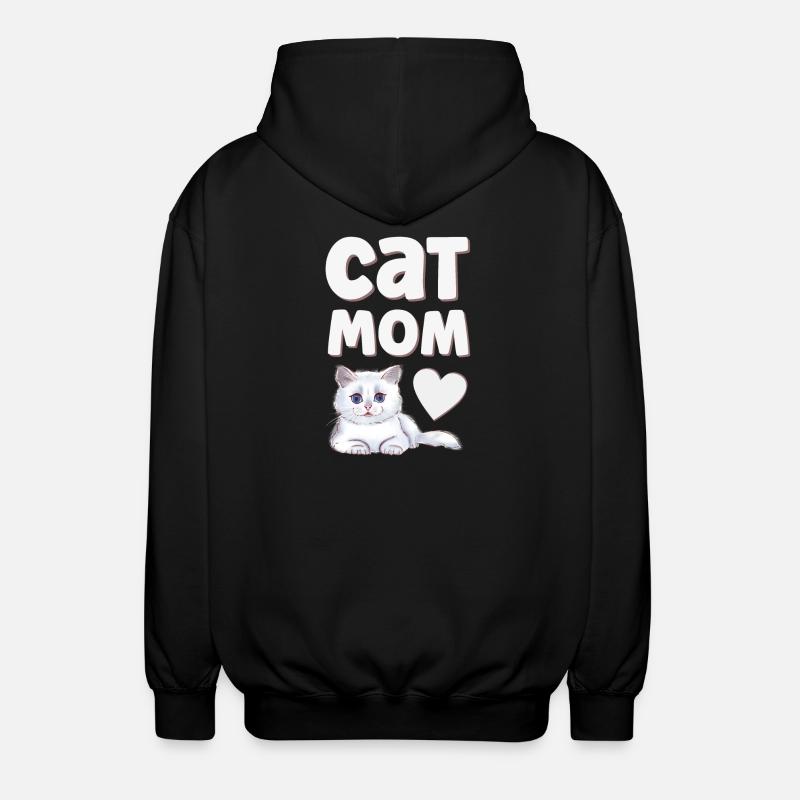 Chats Chats - Veste à capuche unisexe - noir
