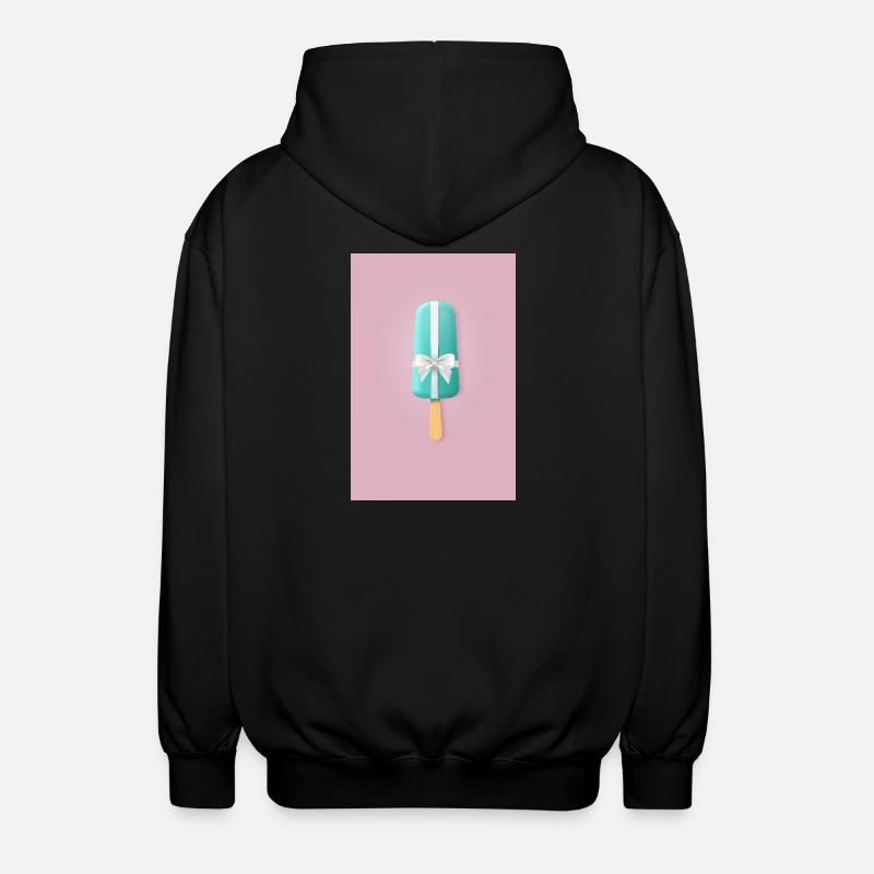 Popsicles avec nœud – Cadeau sucré - Veste à capuche unisexe - noir