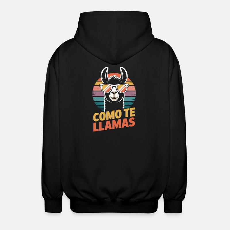 Como te llamas Lama - Veste à capuche unisexe - noir