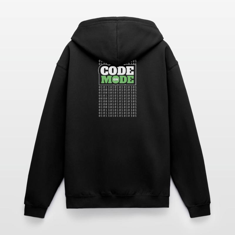 Code Mode On - Programming Software Engineer Coder Unisex Hooded Jacket