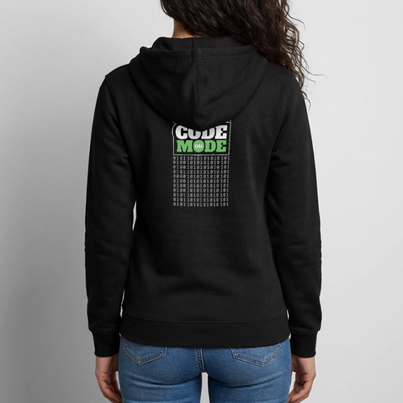 Code Mode Activé - Programmeur Ingénieur logiciel Codeur Veste à capuche unisexe