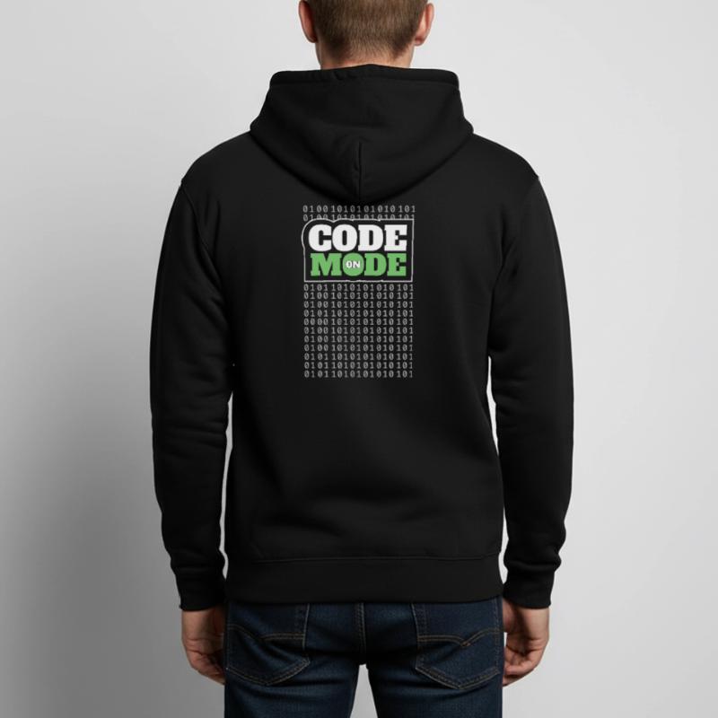 Code Mode On - Programming Software Engineer Coder Unisex Hooded Jacket