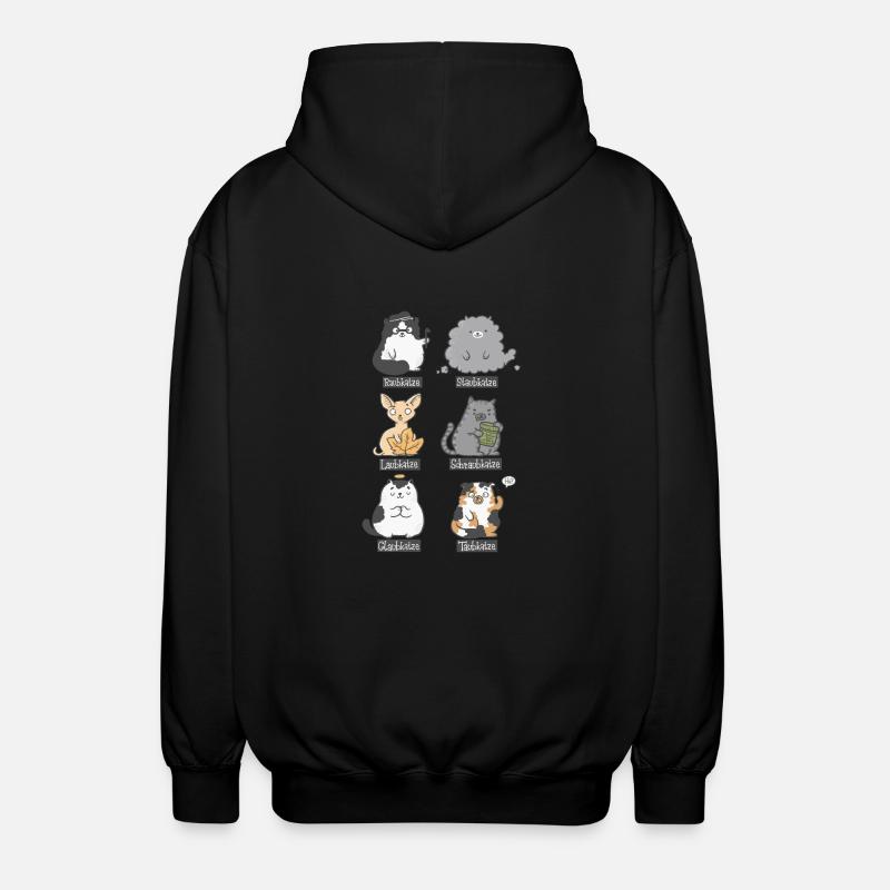 bla vls - Unisex Hooded Jacket - black
