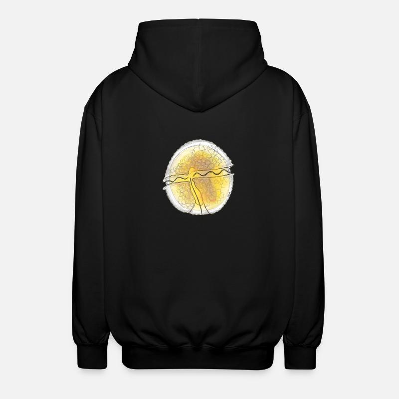 Protoceratium reticulatum - Unisex Kapuzenjacke - Schwarz