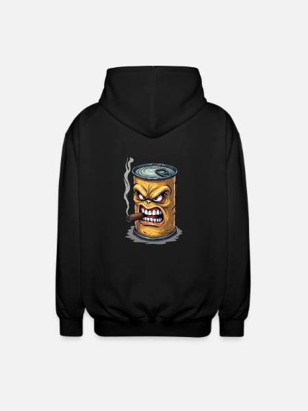 Tin - Unisex Hooded Jacket - black