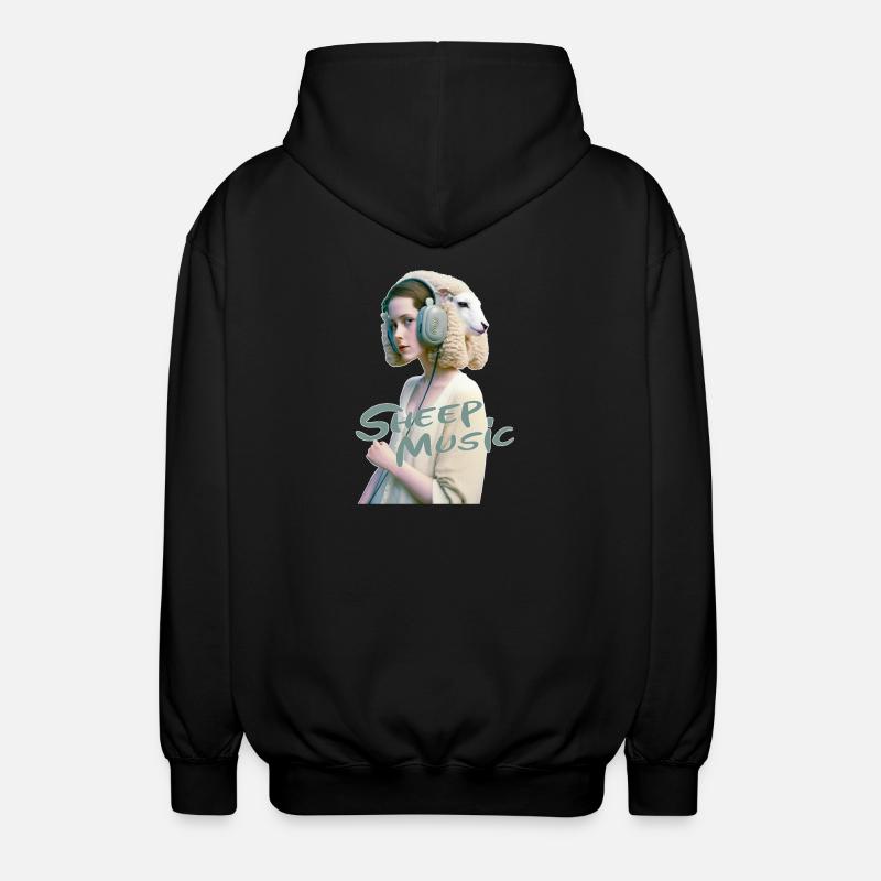 Anthropomorph 10 Tippfehler - Unisex Kapuzenjacke - Schwarz