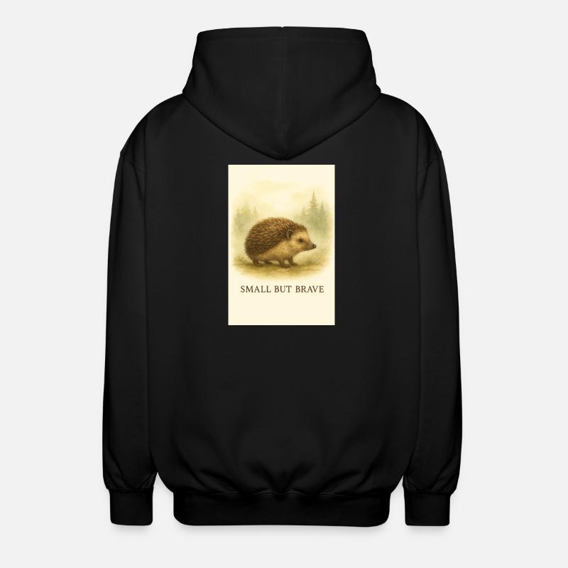 Kleiner Spine-Held - Unisex Kapuzenjacke - Schwarz