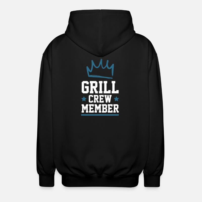 Équipe de grillades - Veste à capuche unisexe - noir