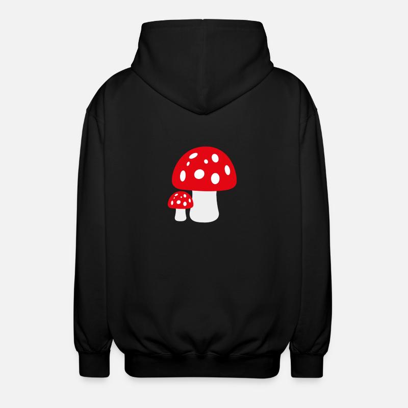 Champignon vénéneux - Veste à capuche unisexe - noir