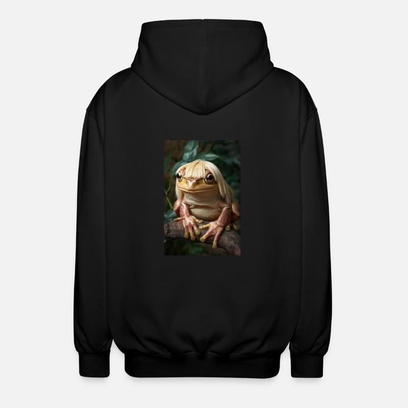 Fabuleuse princesse grenouille - Veste à capuche unisexe - noir