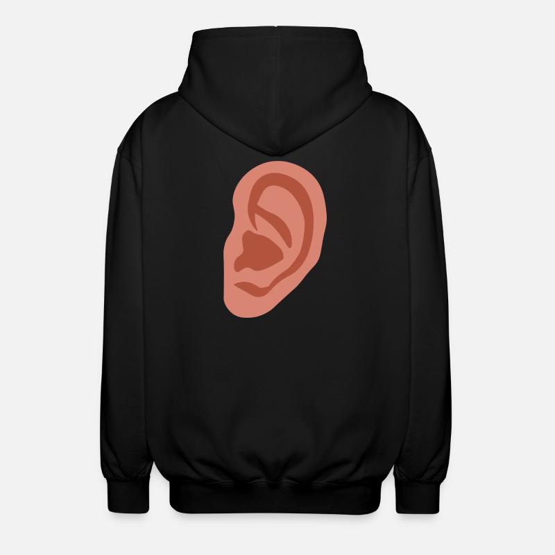 Grande oreille - Veste à capuche unisexe - noir