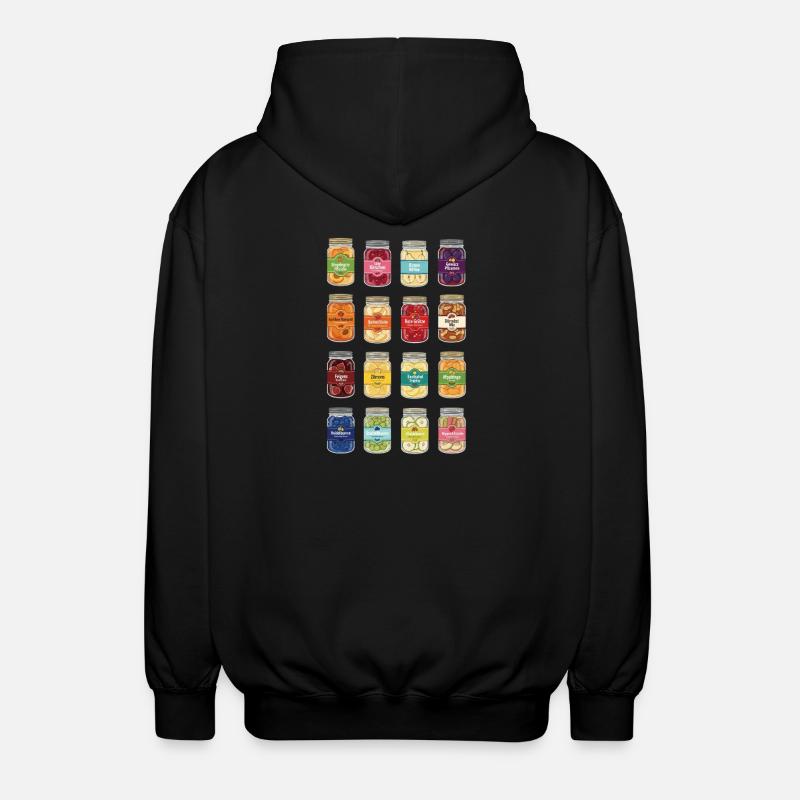 Un fruit dans un bocal - Veste à capuche unisexe - noir
